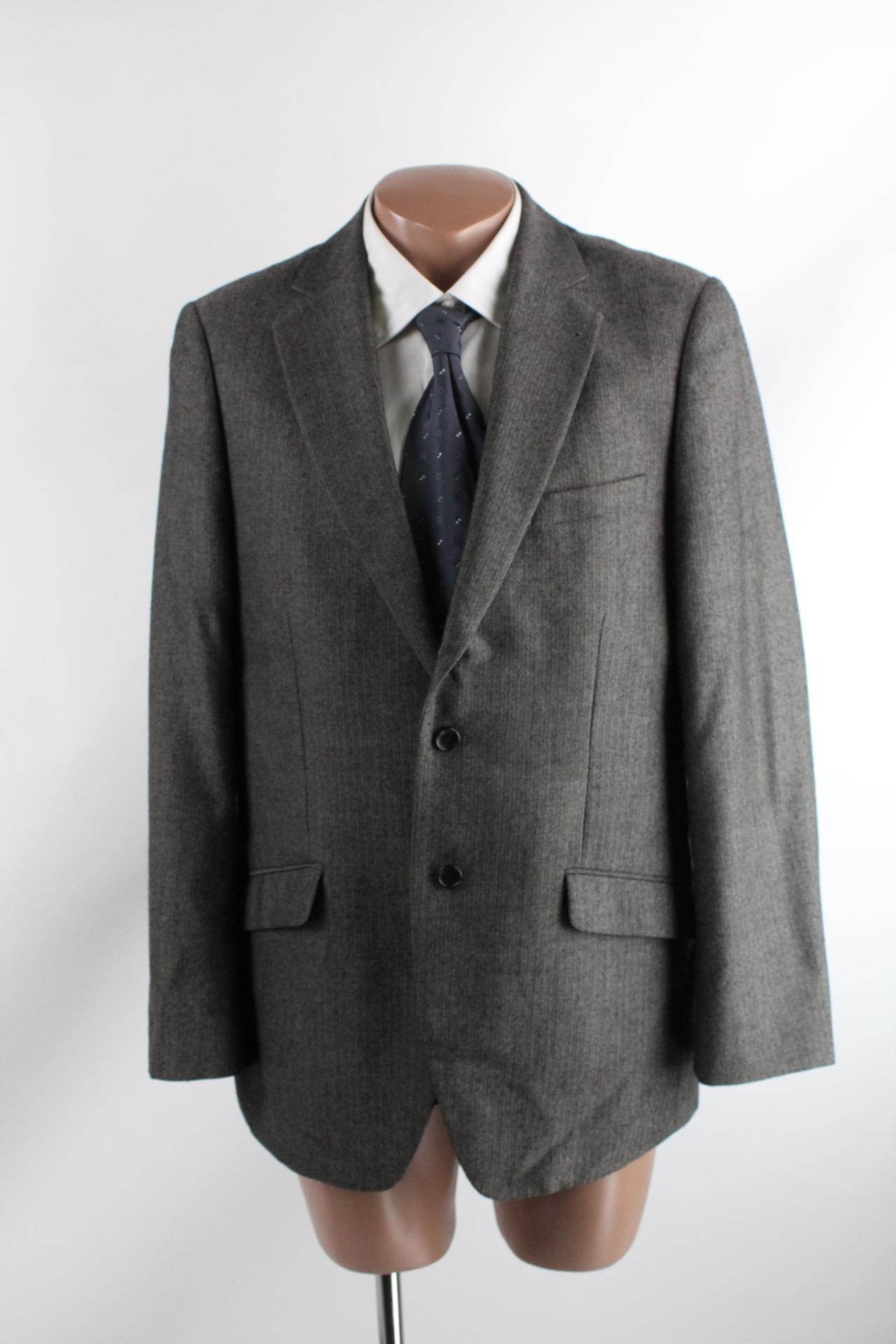 H&M Herren-Sakko grau/schwarz Größe 52