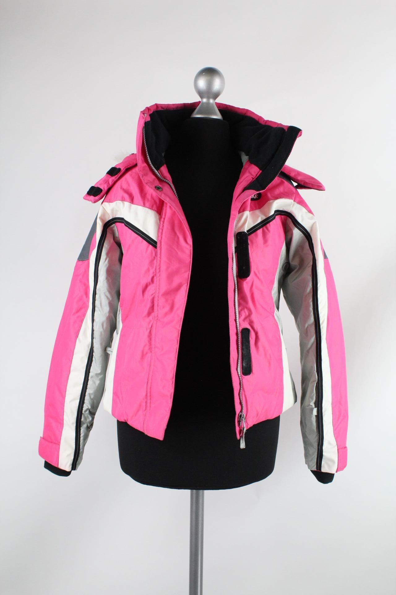 Colmar Damen-Jacke rosa/weiß/silber Größe 36