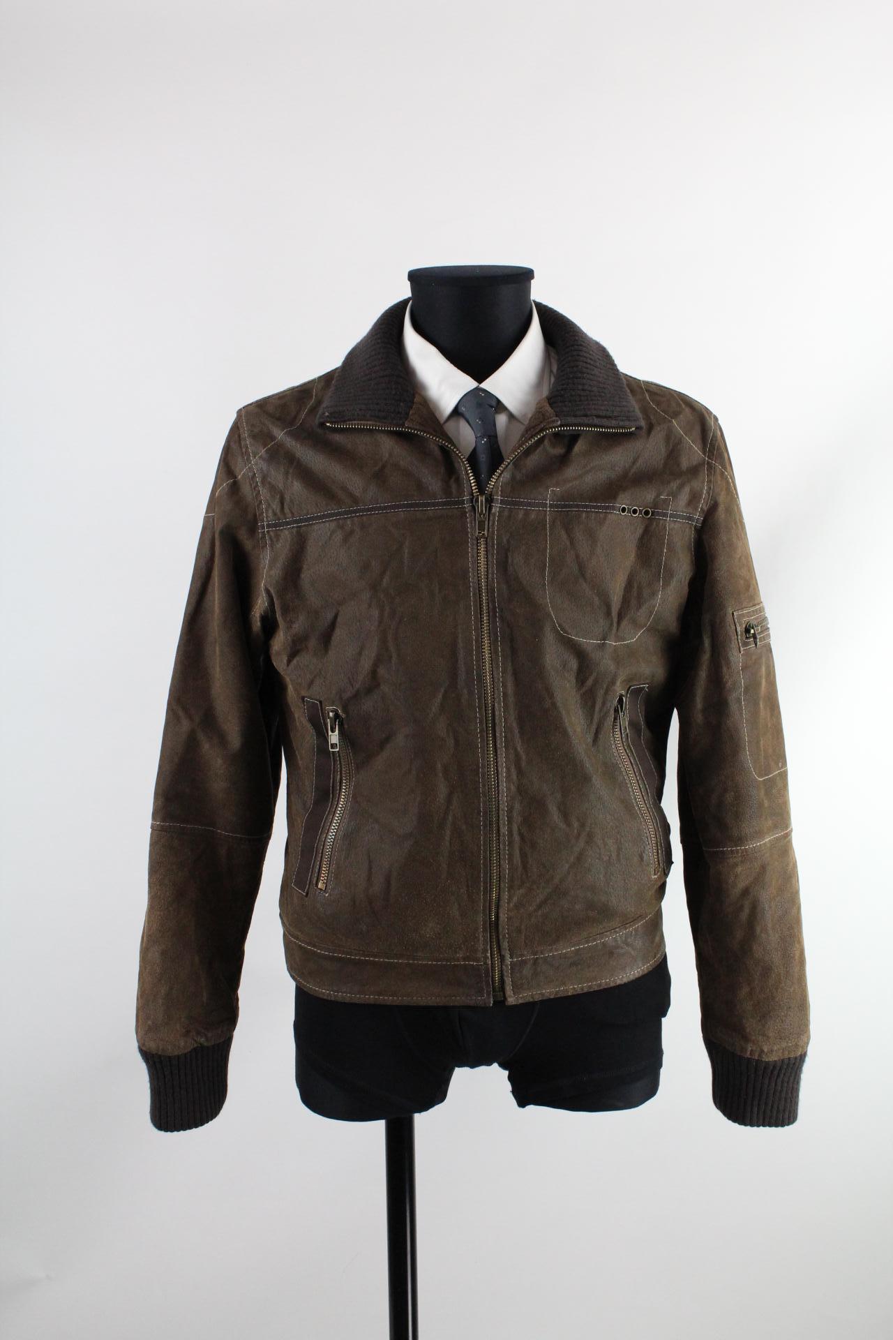 Review Herren-Lederjacke braun Größe M