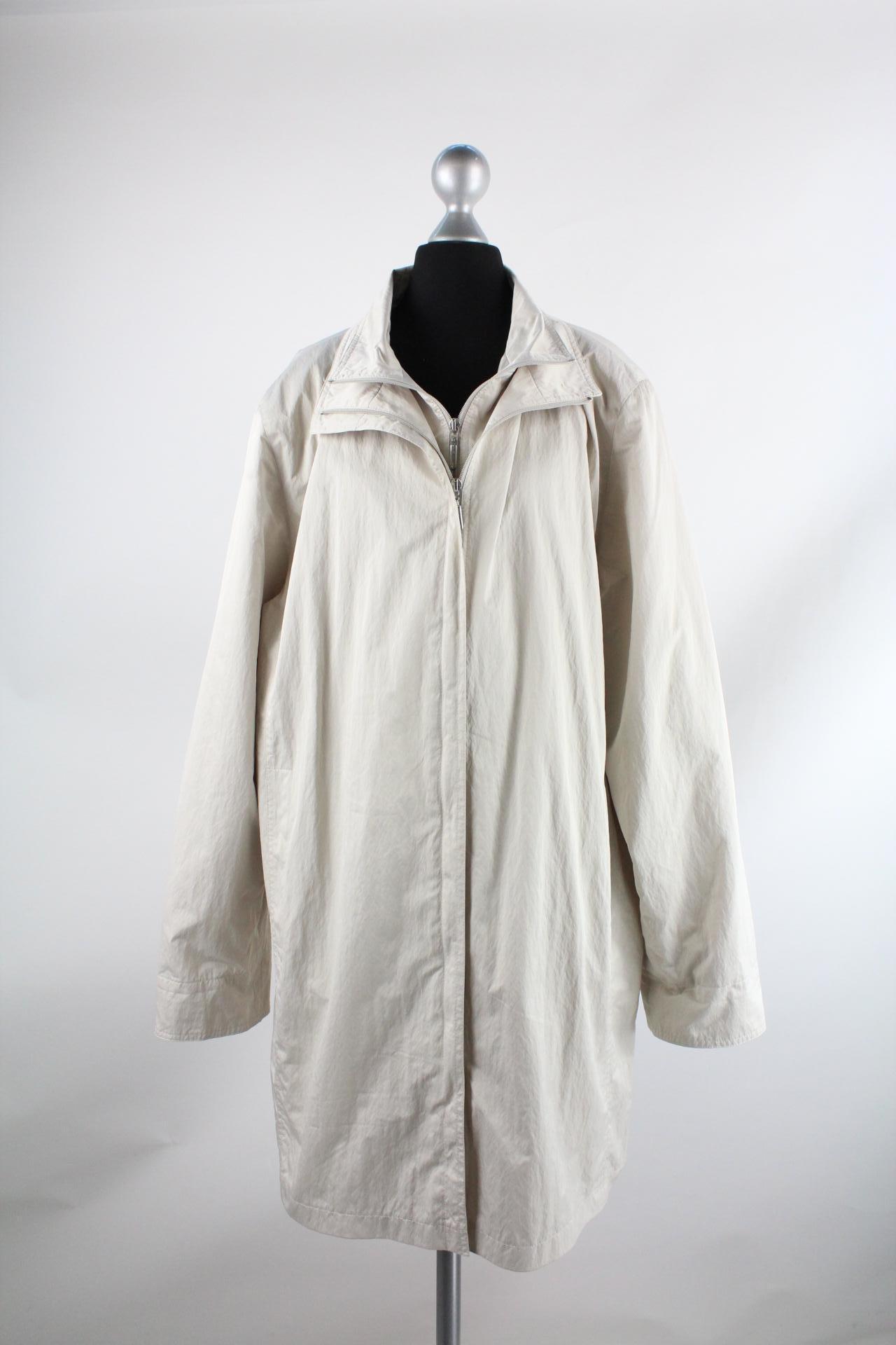 Milo Coats Damen-Mantel perlweiß glanz Größe 42