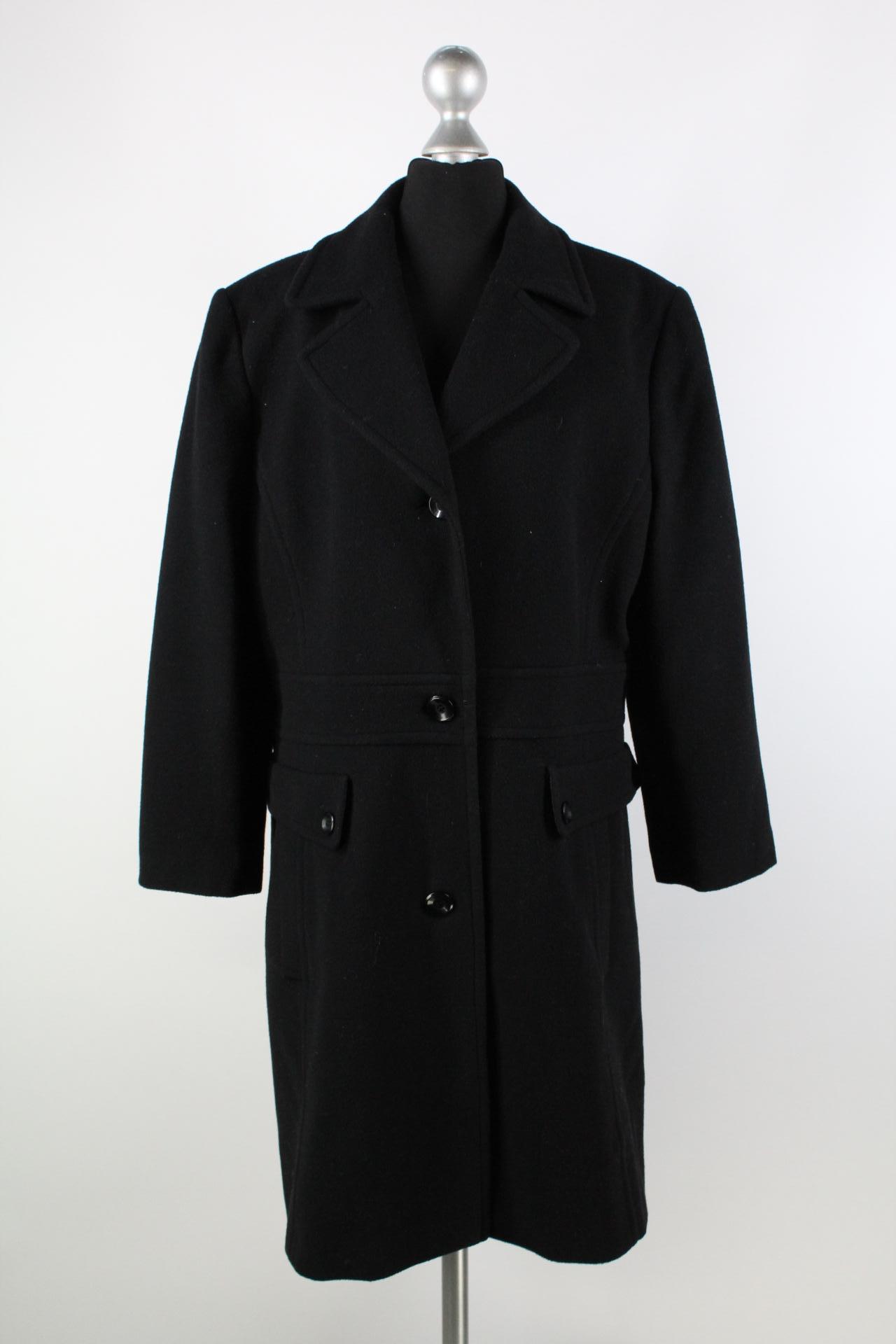 Authentic Damen-Mantel schwarz Größe 40