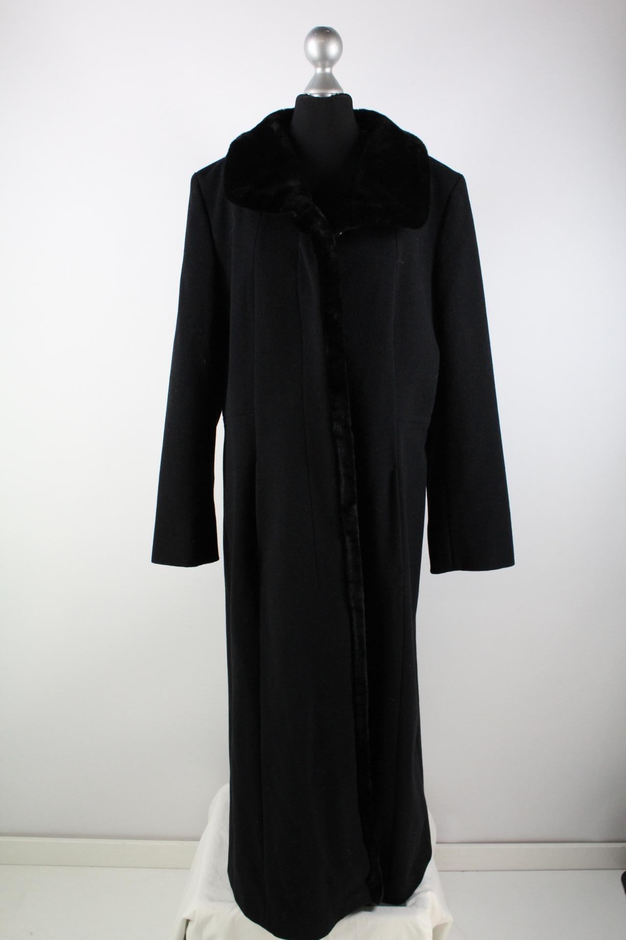 Michele Boyard Damen-Mantel schwarz Größe 42