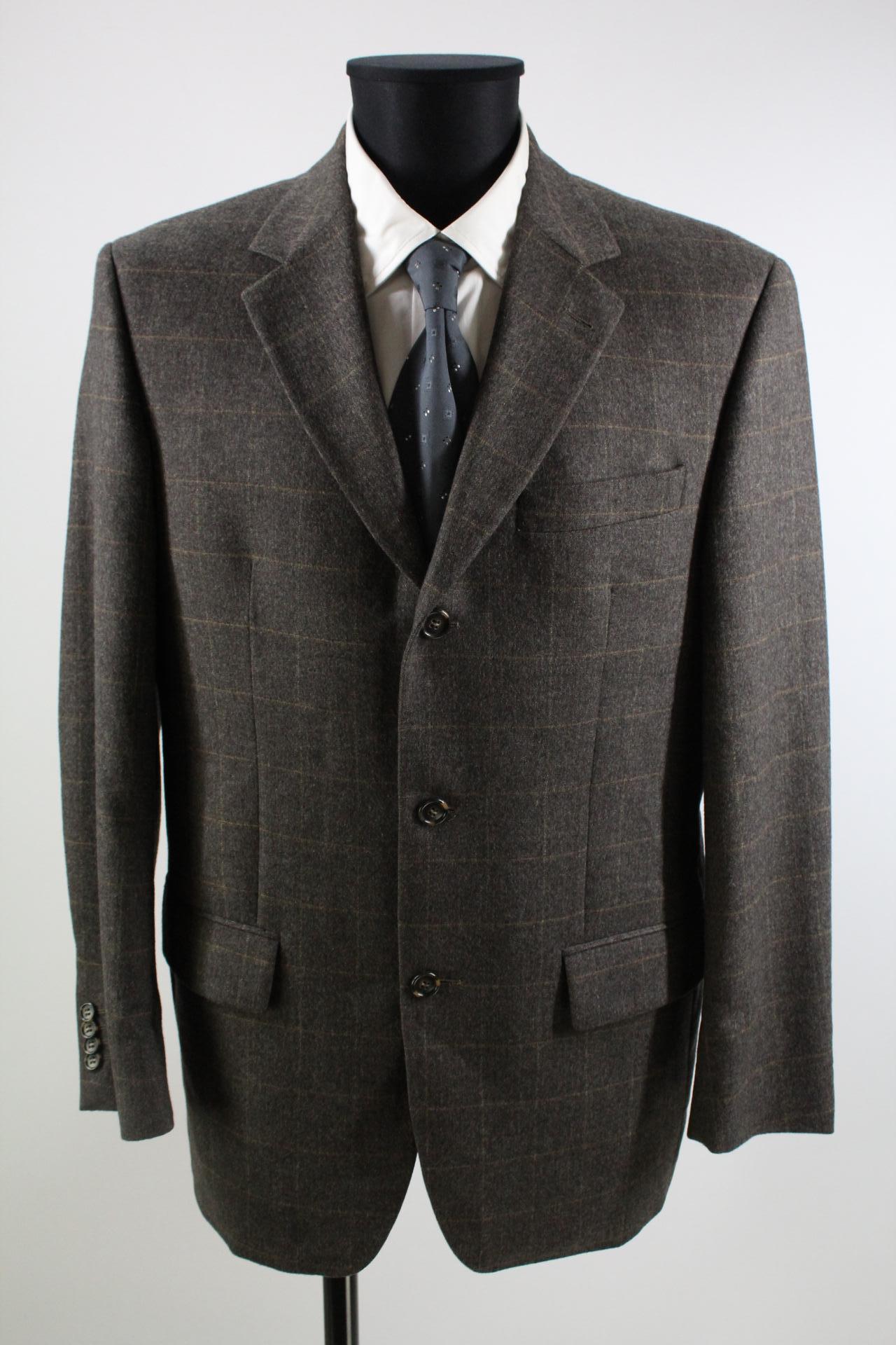 Breuninger Tweed-Sakko braungrau Größe 52