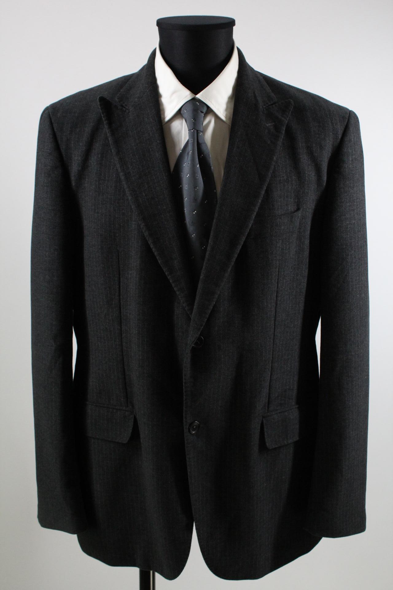 Marc O'Polo Tweed-Sakko schwarzgrau Größe 54