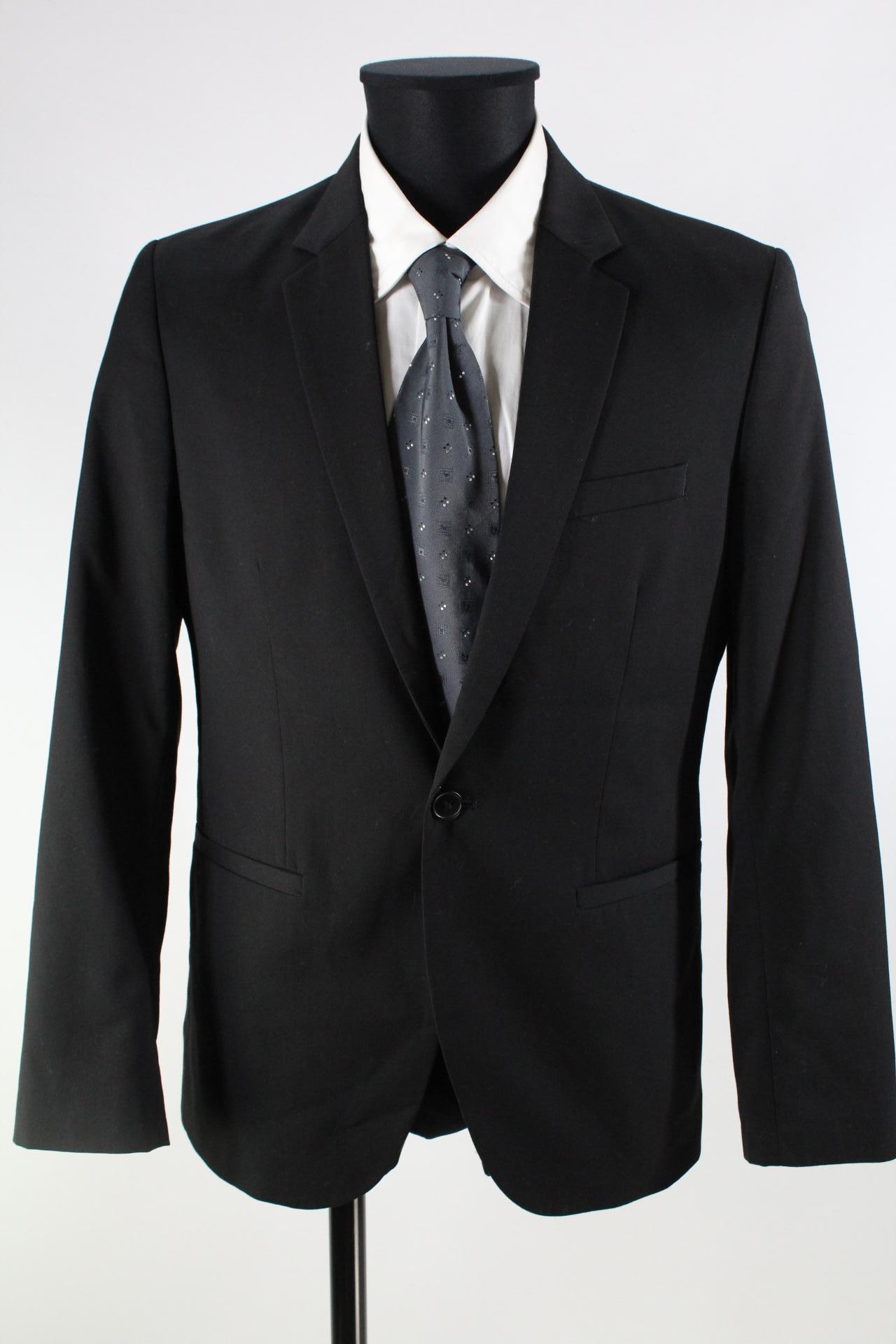 H&M Herren-Sakko schwarz Größe 50