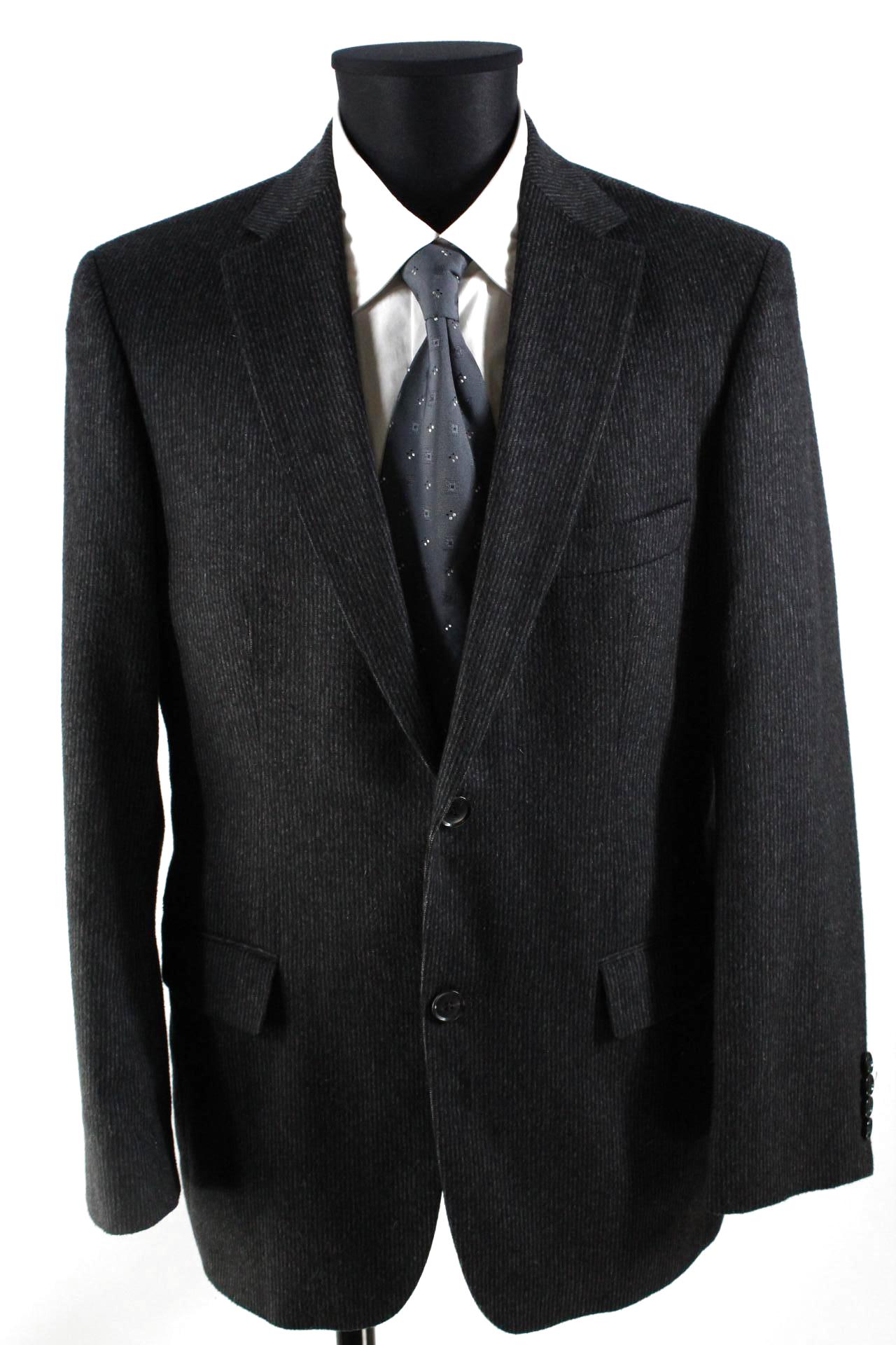 Hugo Boss Tweed-Sakko schwarz/grau Größe 48