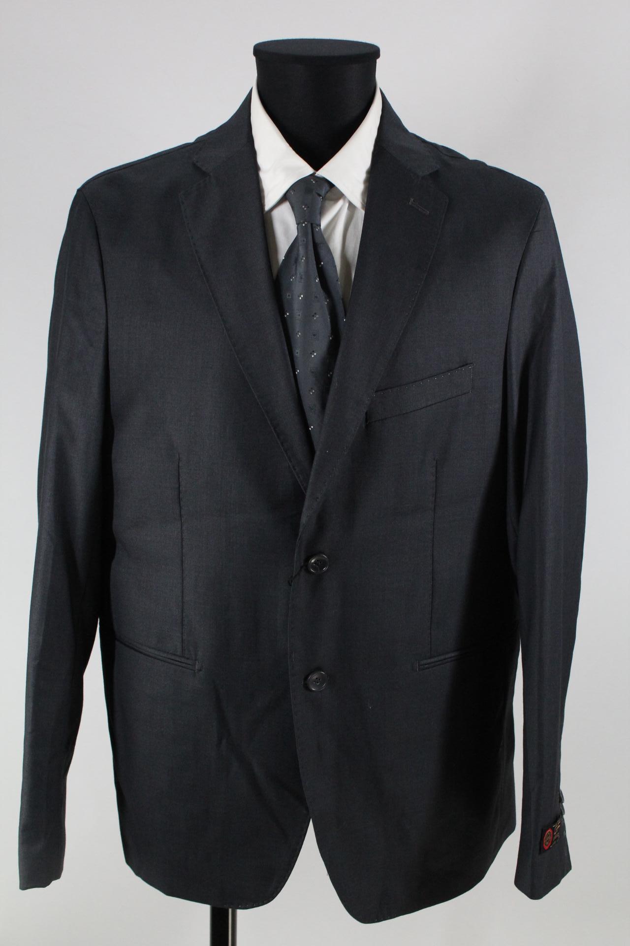 GF Sartoria Italiana Herren-Sakko grau Größe 56