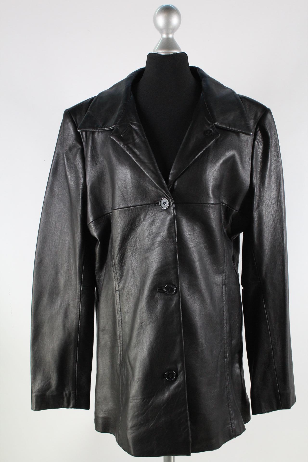 Lady Hathaway Damen-Lederjacke schwarz Größe L