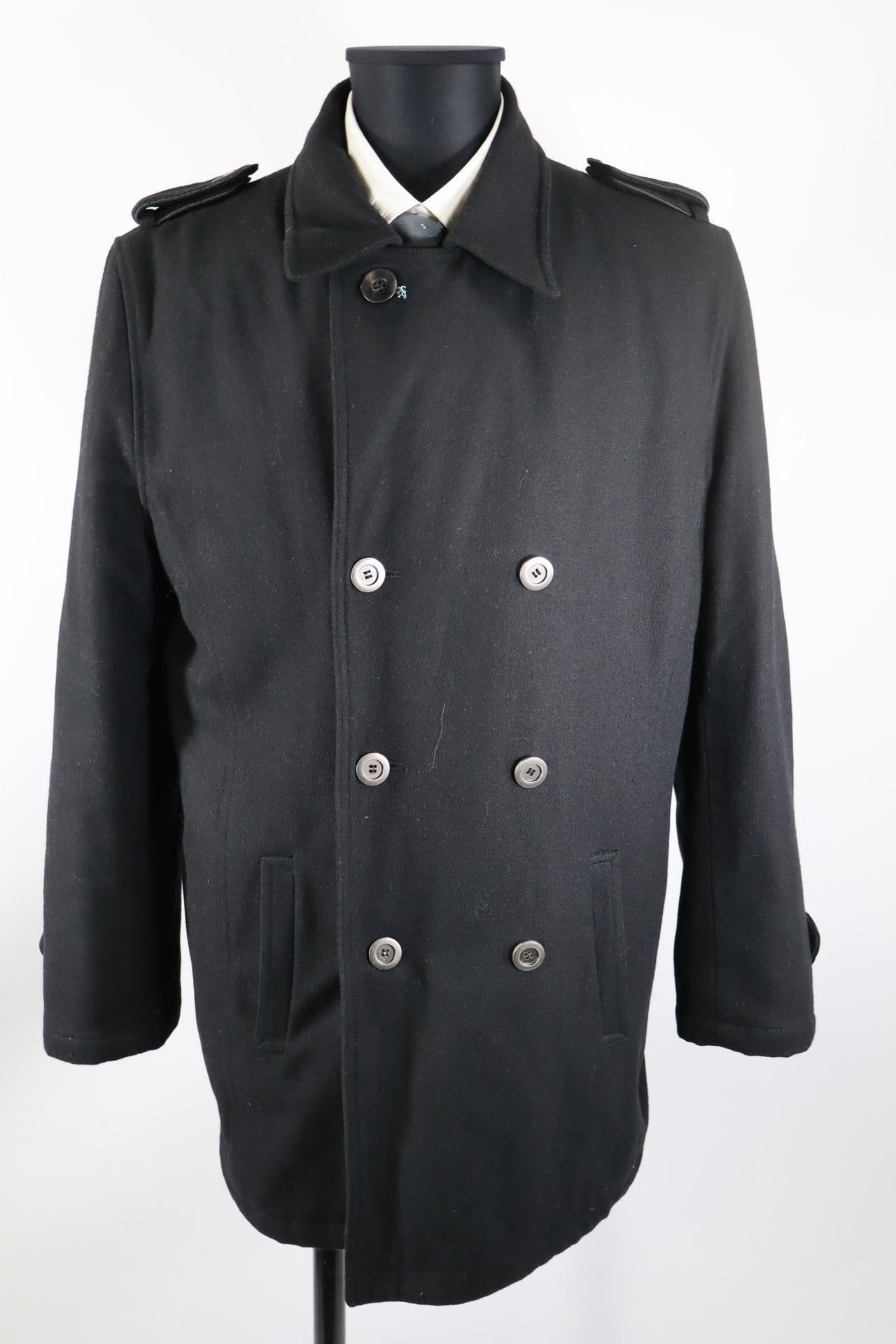 Maver Authentic Herren-Mantel schwarz Größe L