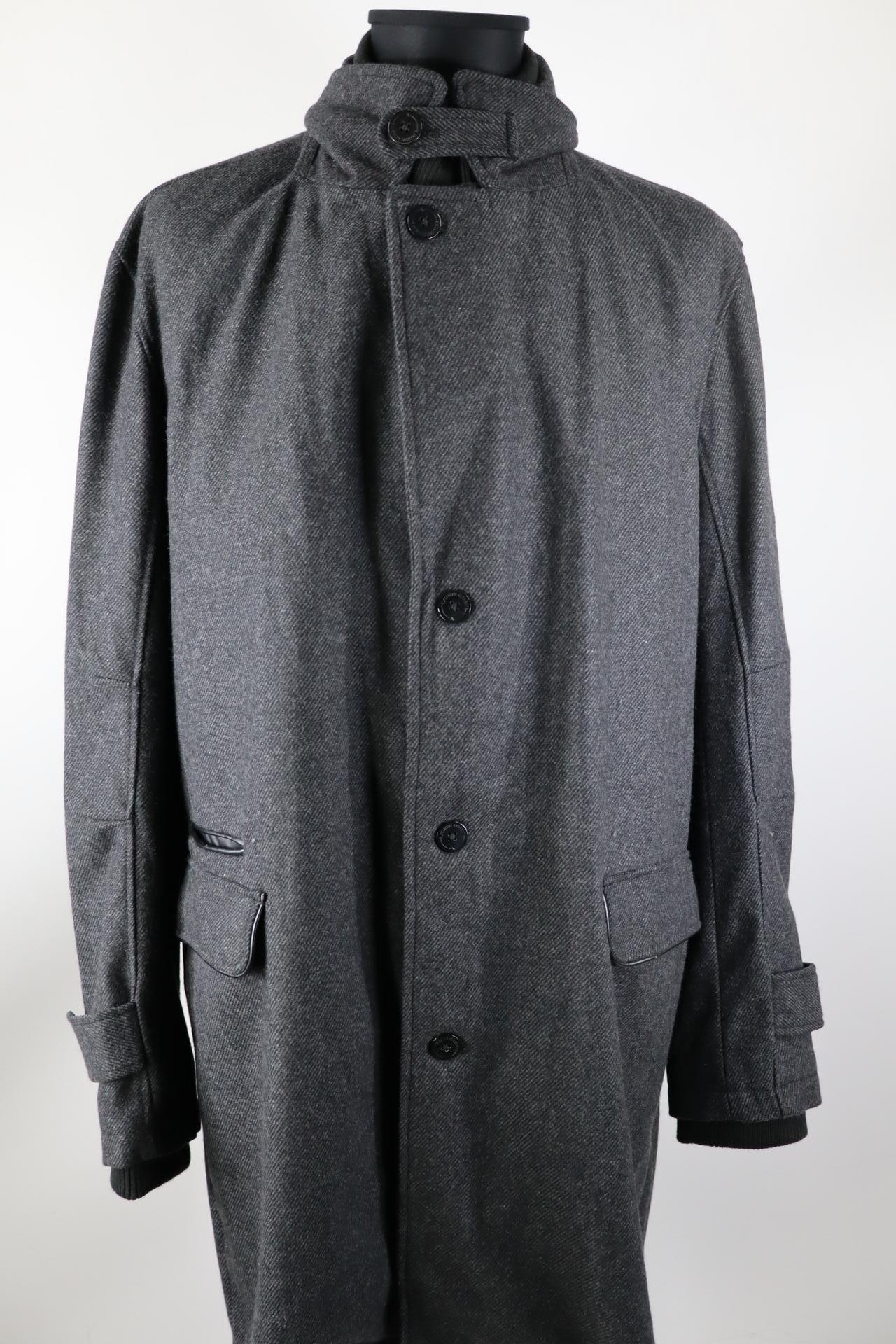 Angelo Litrico Herren-Mantel grau/schwarz Größe 4XL