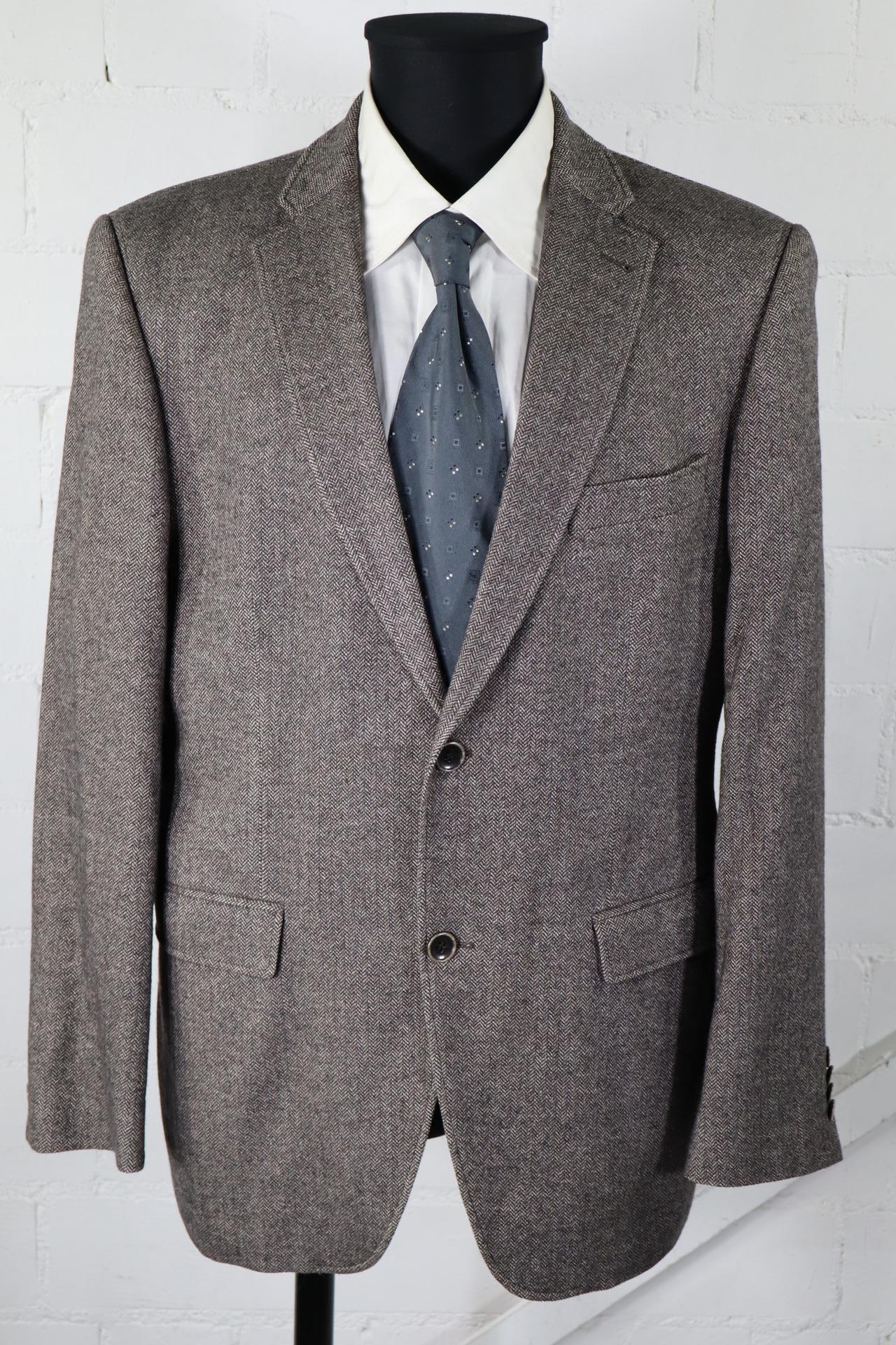 Roy Robson Tweed-Sakko braun/weiß Größe 50